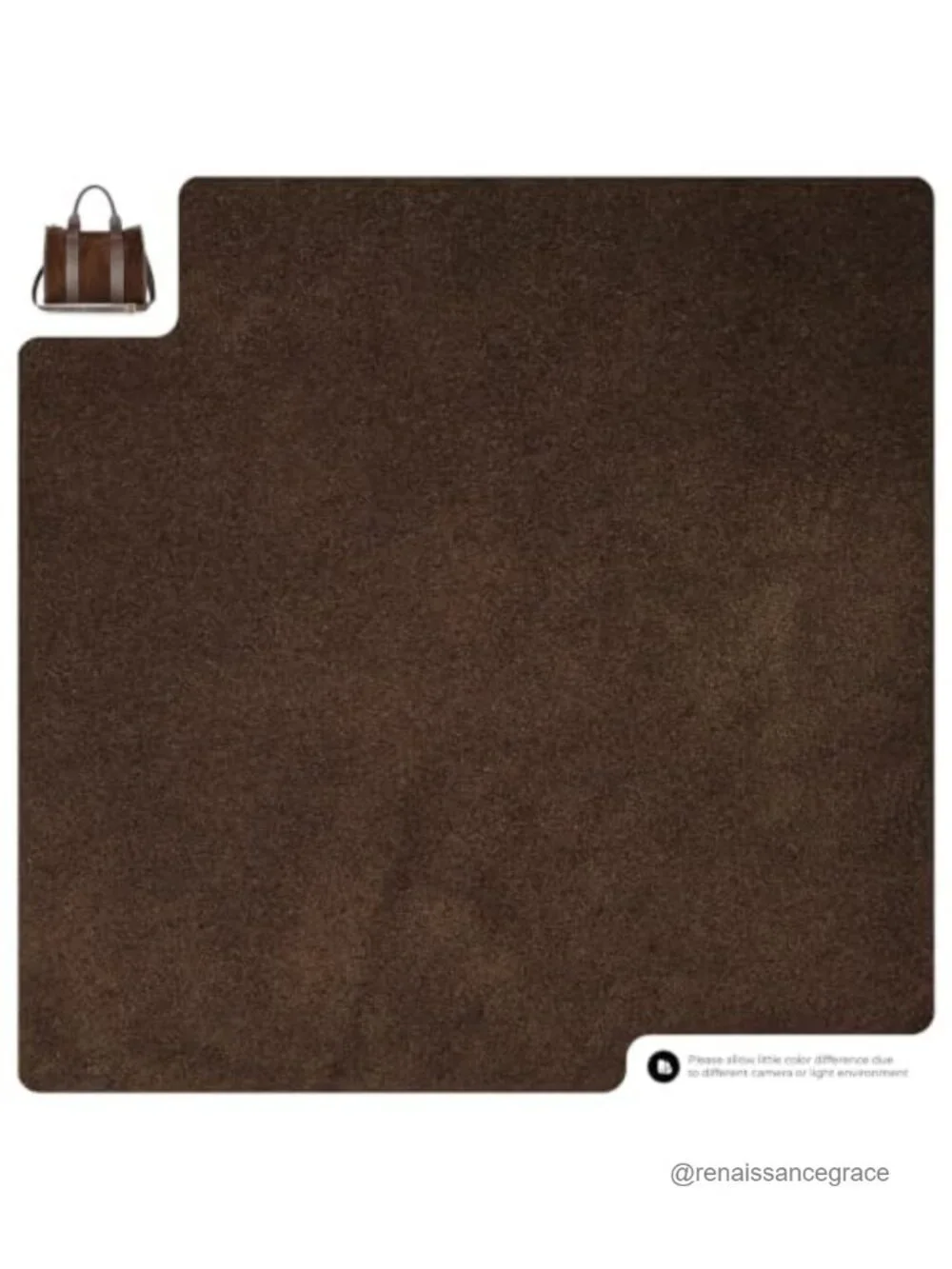 Genuine Suede Tote Bag Italian Made Structured Medium Shoulder Purse with